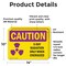 Signmission Radiation & Laser Sign, 10 in H x 14 in W, Vinyl Decal, Rectangle OS-2PACK-CR-D-1014-L-10218 - alternate 2